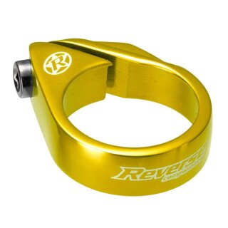 Reverse Alu Sattelstützen Bolt Klemme 34,9mm gold