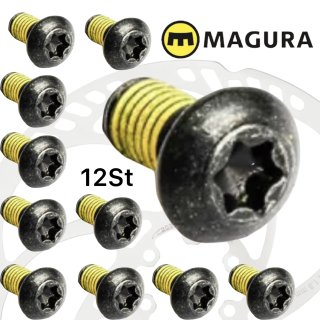 Magura Bremsscheiben Befestigungs Schrauben T25 M5x10 (12 Stück)