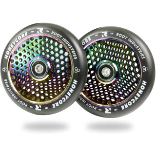 2 x Root Industries Honeycore Stunt-Scooter Rolle 120mm Neochrom/PU Schwarz