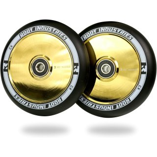 2 x Root Industries Air Stunt-Scooter Rolle 110mm Gold/PU Schwarz