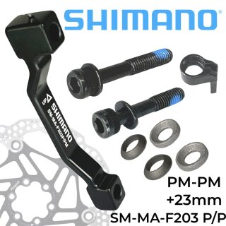 Shimano Bremsscheiben Adapter 203 P/P PM-PM VR / HR +23mm Nr. 13