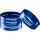 Reverse Alu Vorbau / SCS Spacer Set 1 1/8 2x 5mm 2x 10mm dunkel blau