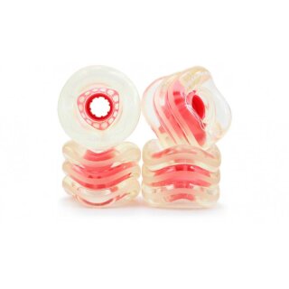 Shark Wheels DNA Longboard Rollen 72mm/78a (4er Set) ghost pink