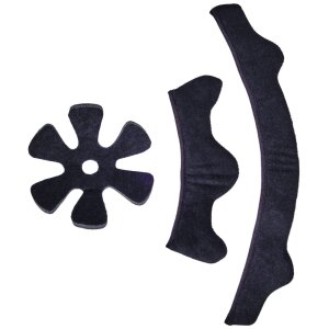 Core Street Stunt-Scooter Skate Dirt Helm Schwarz/Logo Weiß L/XL (59-61cm)