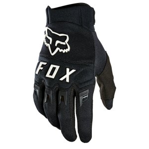 Fox Kinder Dirtpaw Handschuhe schwarz /Logo wei&szlig; YL