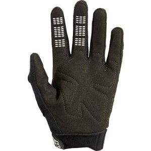 Fox Kinder Dirtpaw Handschuhe schwarz /Logo wei&szlig; YL