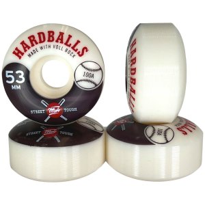 MOB Wheels Skateboard-Rollen HARDBALLS 100A 53mm (4er Set)