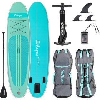 Retrospec Weekender 10 ISUP Stand Up Paddle komplett Set Seafoam Türkis