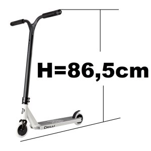 Chilli Pro Scooter Sign. Archie Cole Stunt-Scooter Park H=86,5cm weiß