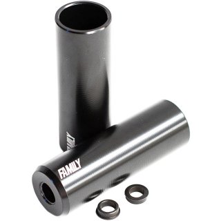 Family Alloy 2-Pack BMX Pegs Schwarz