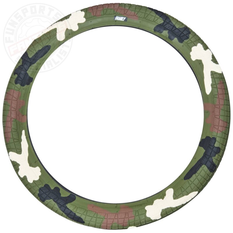 Family 20"x 2,4" BMX Reifen Grün Camouflage