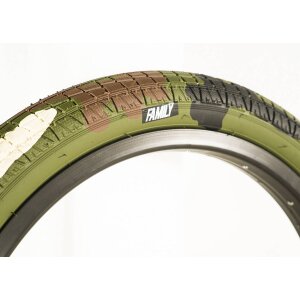 Family 20"x 2,4" BMX Reifen Grün Camouflage