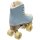 Impala Quad Skate Rollschuhe Sky Blue/Yellow EUR 42/US 11 /UK 9