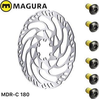 Magura Fahrrad MTB E-Bike Bremsscheibe MDR-C 6-Loch 180mm