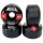 Bones 100s OG V4 WIDE Skateboard Rollen 52mm 100a (4erSet)schwarz/rot