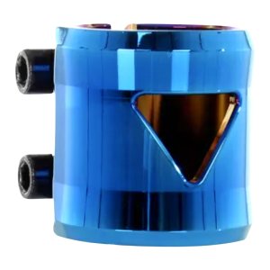 Anaquda Stunt-Scooter Double Clamp 32/35 blauchrome