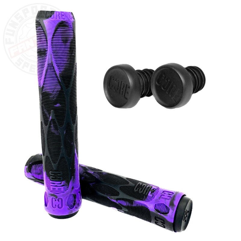 Core Pro Stunt-Scooter Griffe soft 170mm Schwarz/Lila