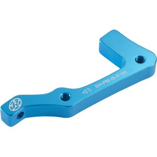 Reverse Bremsscheiben Adapter Shimano IS-PM Ø 180mm Hellblau