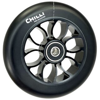 Chilli Pro Stunt-Scooter Rolle spoked Reaper Grim 110mm Schwarz/PU Schwarz
