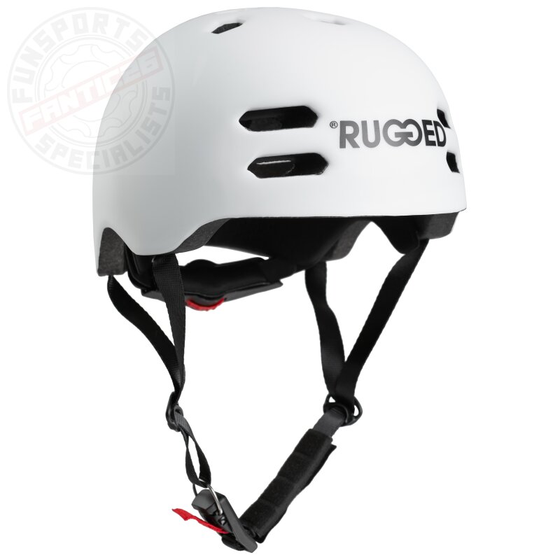 Rugged Stunt-Scooter / Skate / Inliner / Fahrrad Helm leicht weiß S (53-55cm)