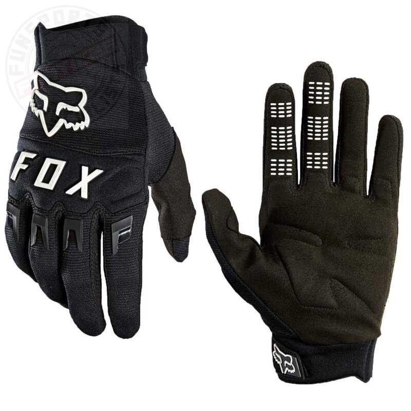 Fox Dirtpaw Glove Handschuhe schwarz / Logo weiß XXL