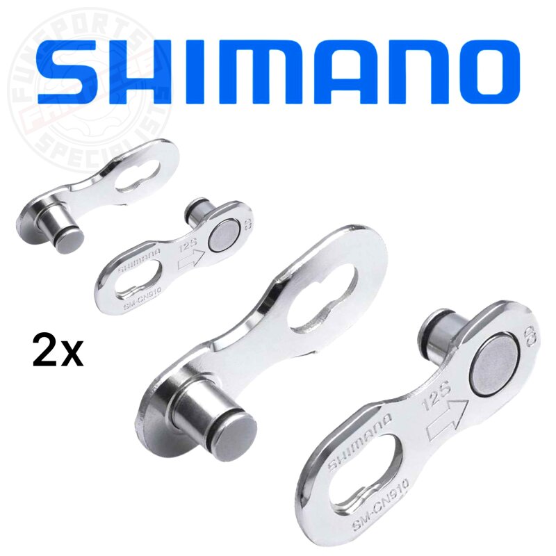 Shimano Fahrrad Kettenschloss SM-CN910 12-fach (2 Paare)