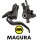 Magura MT4 Fahrrad MTB Hydraulische Disc Bremse 2-Finger Alu Hebel