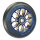 Chilli Pro Stunt-Scooter Rolle Spoked Reaper Grim 110mm Blauchrom/PU Schwarz
