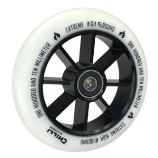 Chilli Pro Stunt-Scooter Spoked Base Rolle 110mm Schwarz/PU Weiß
