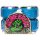 Santa-Cruz Slime Balls Skateboard Rollen 53mm 97a vomit 2 mini blau