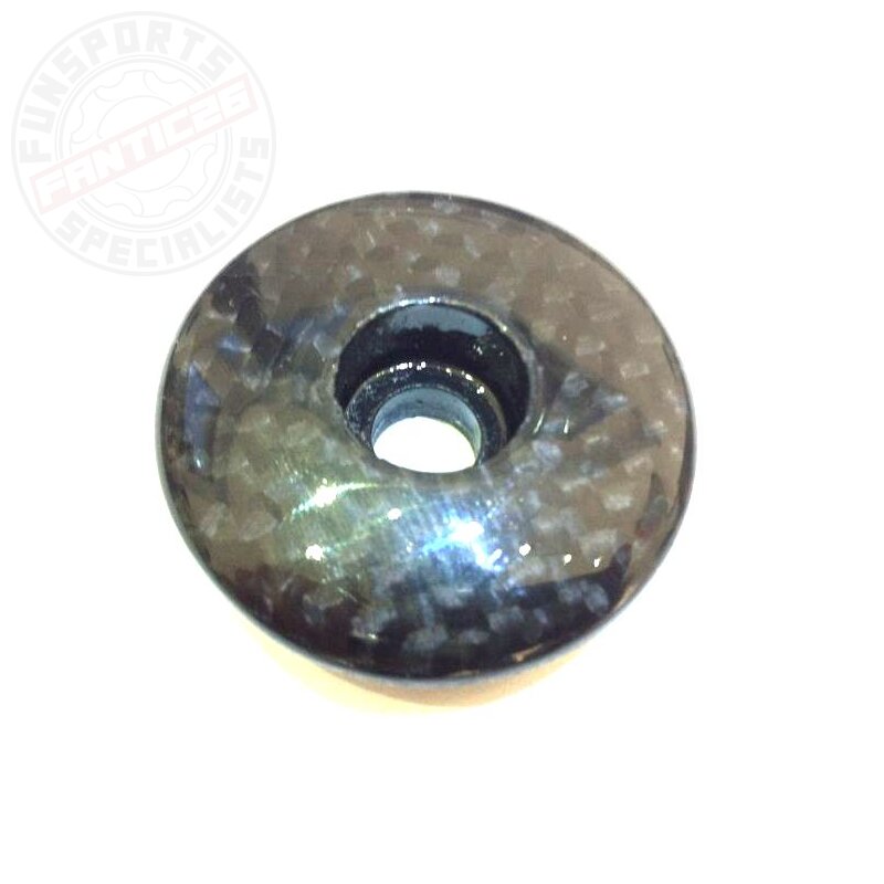 Full 3K Carbon Fahrrad A-Head Top Cap Kappe für 1.1/8" Gabeln