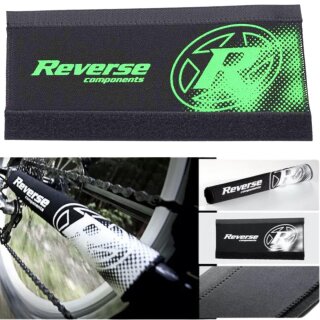 Reverse Fahrrad Neopren Kettenstrebenschutz Schwarz/Neon-Grün