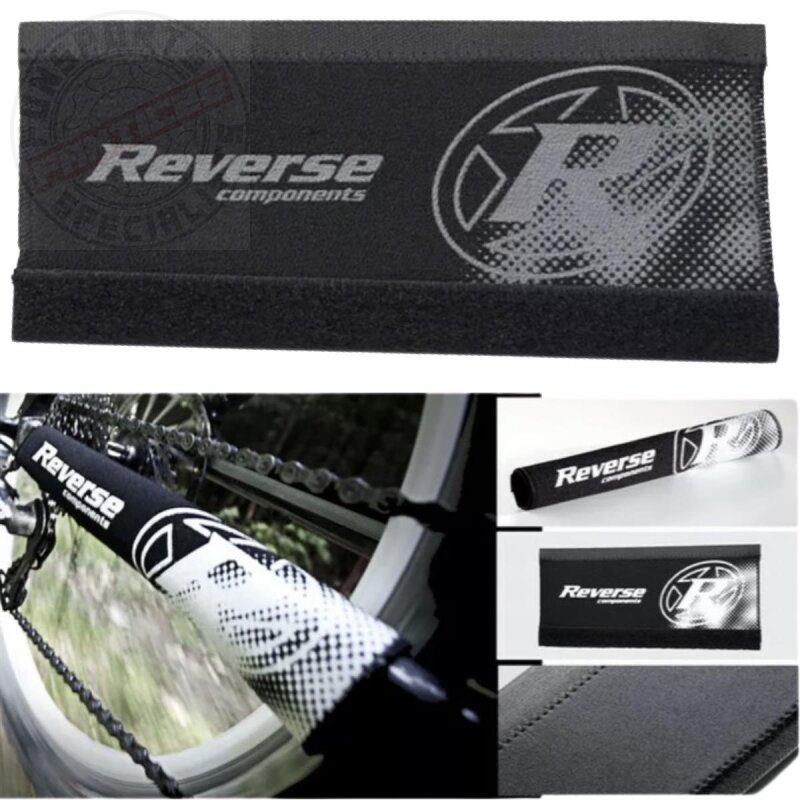 Reverse Fahrrad Neopren Kettenstrebenschutz Schwarz/Grau