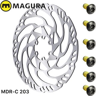 Magura Fahrrad MTB E-Bike Bremsscheibe MDR-C 6-Loch 203mm