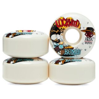 Bones STF V3 Lockwood Experi Skateboard Rollen 54mm 103a (4erSet) weiß