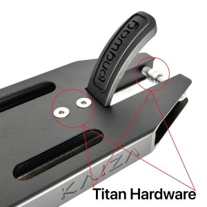 Longway Kaiza V4 Stunt-Scooter Deck 480mm 1085g Schwarz