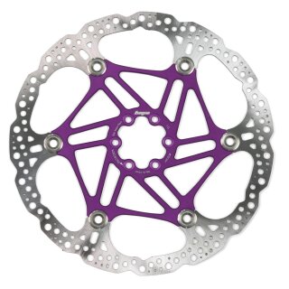 Hope Bremsscheibe 220mm 6 Bolt Floating Purple