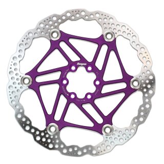 Hope Bremsscheibe 203mm 6 Bolt Floating Purple