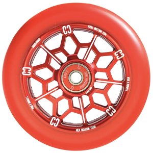 Core Hex Hollow Stunt-Scooter Rolle 110mm Rot