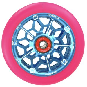Pink/Türkis Core Pro Stunt-Scooter BMX Dirt Griffe soft 170mm Refresher 