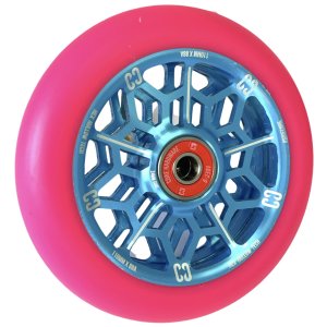 Core Hex Hollow Stunt-Scooter Rolle 110mm Hellblau/PU Pink