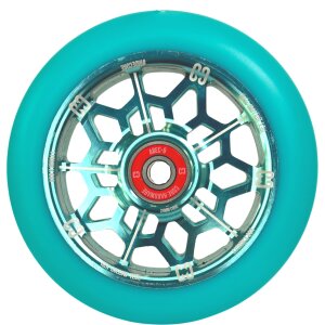 Core Hex Hollow Stunt-Scooter Rolle 110mm Mint Blau