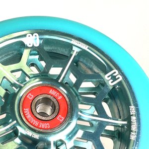 Core Hex Hollow Stunt-Scooter Rolle 110mm Mint Blau
