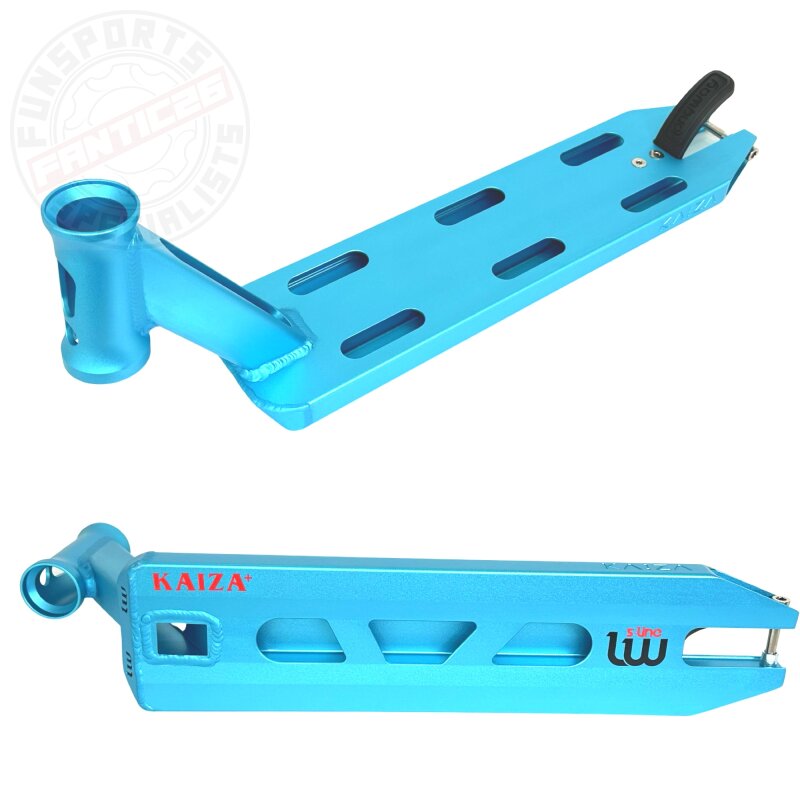 Longway Kaiza V4 Stunt-Scooter Deck 480mm 1085g Petrol (Teal blau)