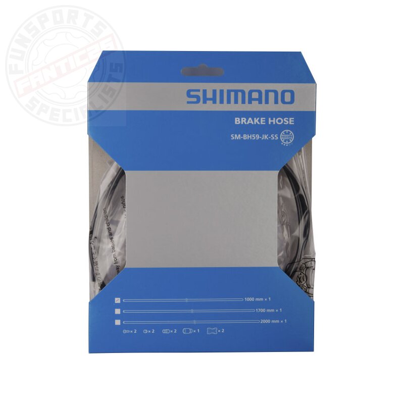 Shimano Bremsleitung SM-BH59-JK-SS 100cm Set kürzbar schwarz