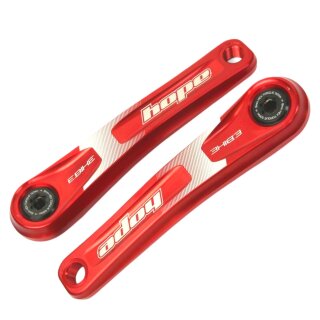 Hope E-Bike Kurbelarme Narrow Offset 165mm red