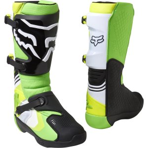 Fox Comp Boot Motocross Stiefel EU43 US10 gr&uuml;n/gelb