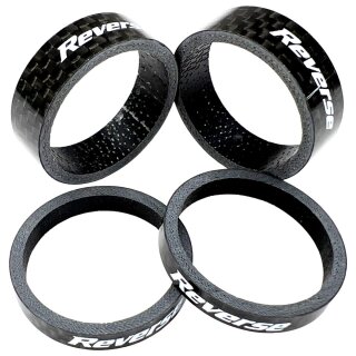 Reverse Spacer Set Carbon 1 1/8 schwarz