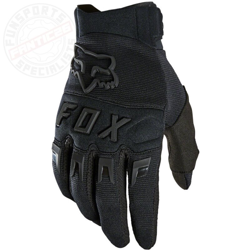 Fox Dirtpaw Glove Handschuhe schwarz/Logo schwarz 4XL