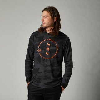 Fox Langärmliges T-Shirt Clean Up schwarz/camo XL